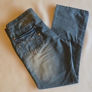 Brooklyn Xpress Vintage Y2K Streetwear Men Blue Jeans